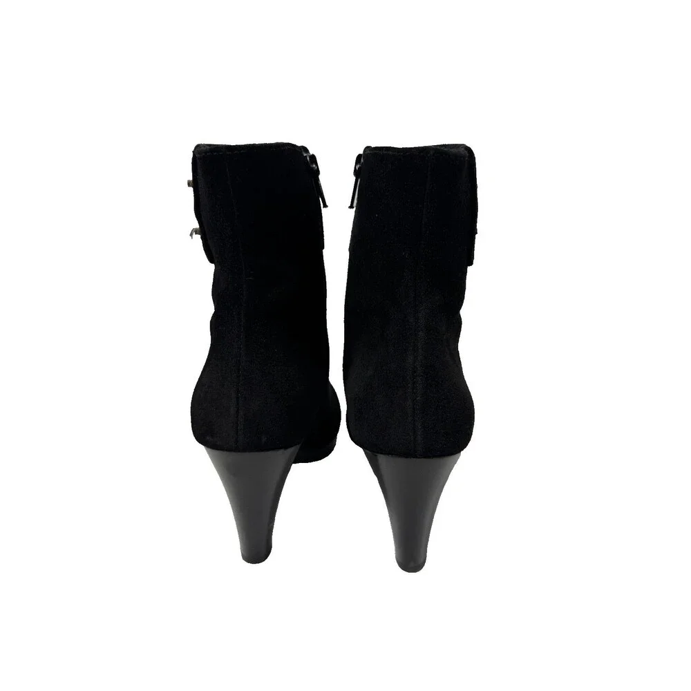 La Canadienne Women’s Suede Ankle Booties Sz 7.5 Made in Canada